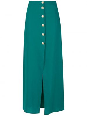 Ленена пола с копчета Adriana Degreas зелено