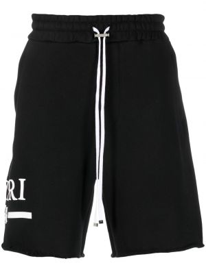 Trykt shorts Amiri svart