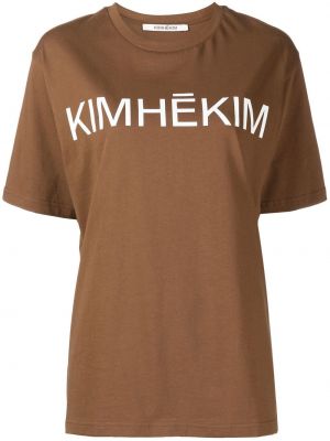 T-shirt Kimhekim brun