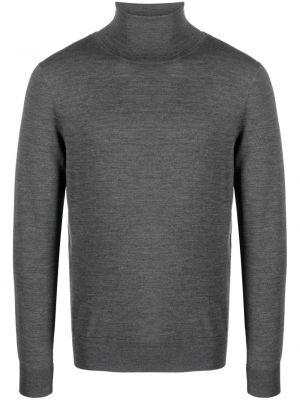 Вълнен пуловер Brioni сиво