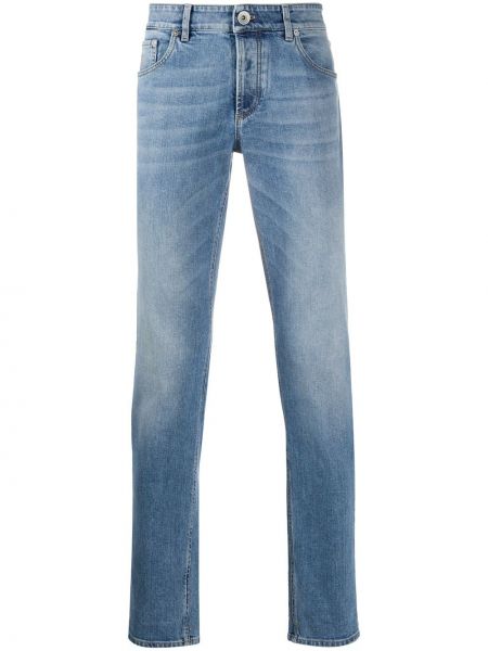 Straight jeans Brunello Cucinelli blau