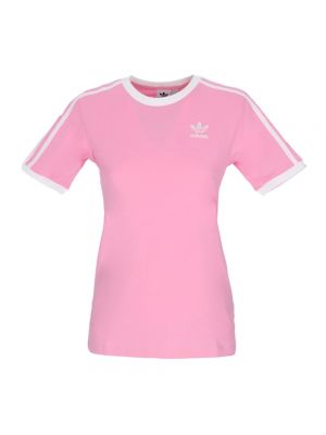 Gestreifter top Adidas pink