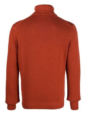 Sweter Dell'oglio pomarańczowy