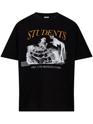 Тениска Students Golf черно