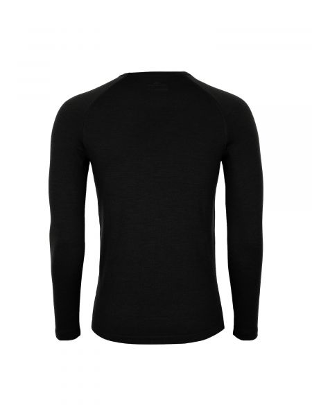 T-shirt manches longues en laine mérinos Danish Endurance noir
