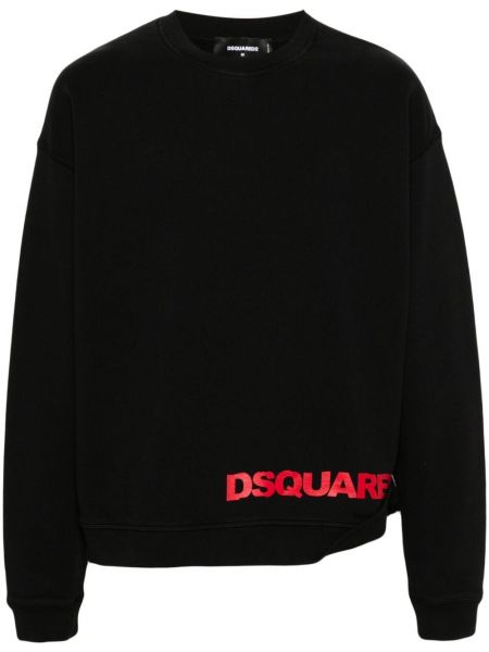 Langes sweatshirt aus baumwoll mit print Dsquared2