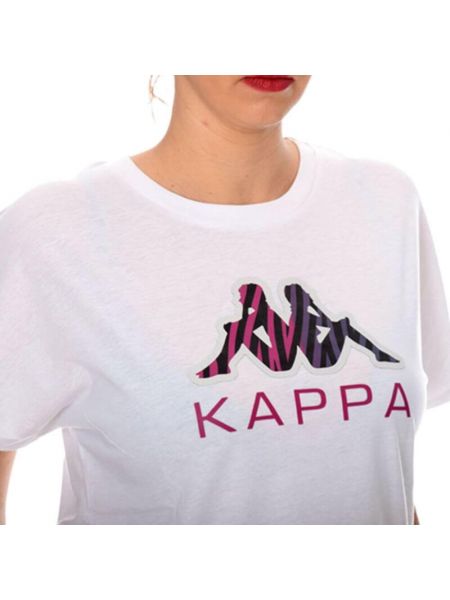 Хлопковая футболка Kappa белая
