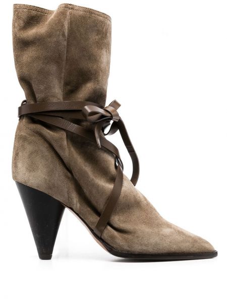 Замшевые ботинки Isabel Marant, коричневый