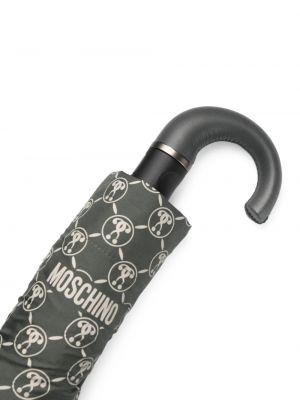 Deštník s potiskem Moschino šedý