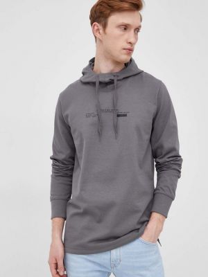 G-Star Raw pamut melegítőfelső szürke, férfi, nyomott mintás G-star Raw