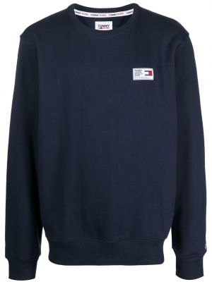 Rund hals sweatshirt Tommy Jeans blå