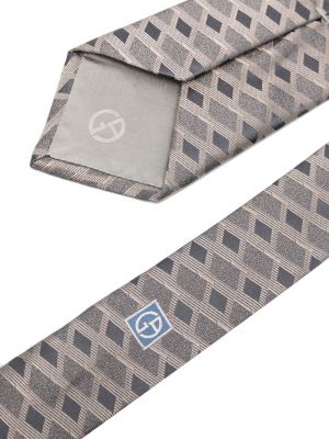 Jacquard seiden krawatte Giorgio Armani