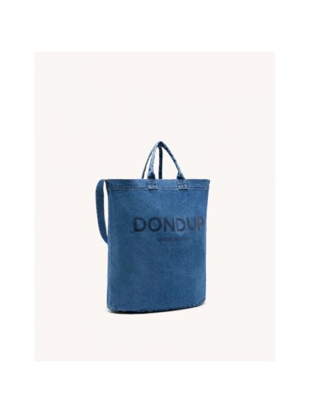 Shopper handtasche Dondup blau