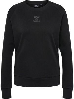 Пуловер с качулка Hummel черно