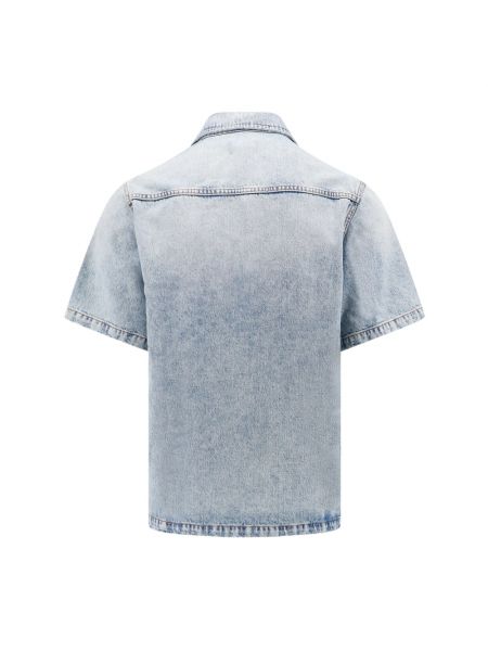 Camisa vaquera con botones Haikure azul