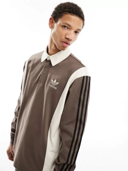 Рубашка Adidas Originals коричневая