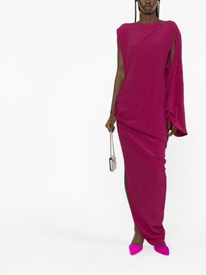 Asymetrické šaty Rick Owens růžové