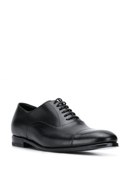 Nėriniuotos oksfordo batai su raišteliais Henderson Baracco juoda