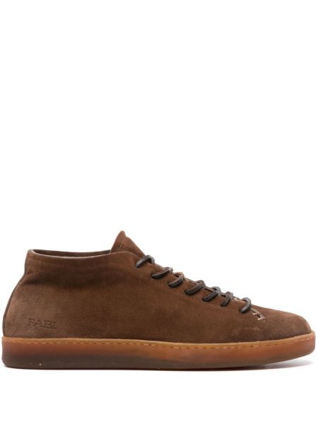 Ruskind sneakers Fabi brun