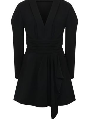 Шерстяное платье из вискозы Iro черное