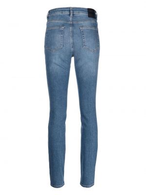 Straight jeans aus baumwoll Boss blau