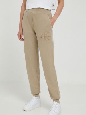 Bavlněné sportovní kalhoty Calvin Klein Jeans