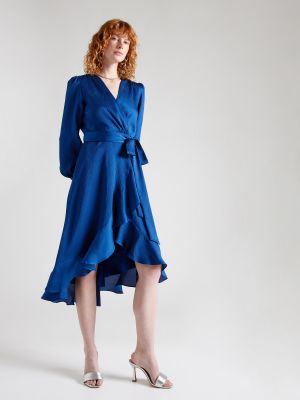 Коктейлна рокля Swing синьо