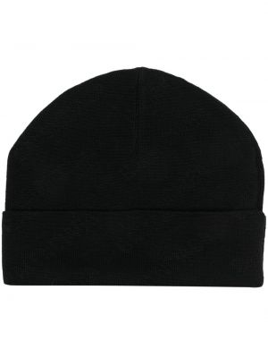 Czarna czapka żakardowa Balenciaga