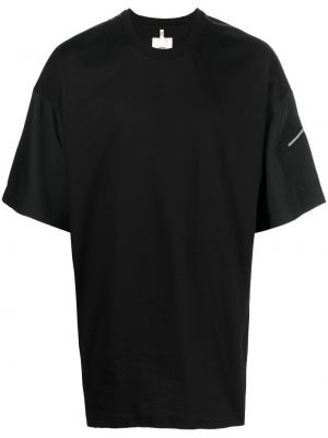 Тениска с цип с джобове Oamc черно
