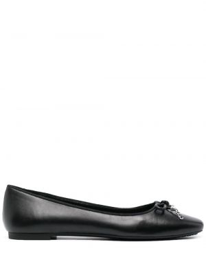 Ballerines en cuir Michael Michael Kors noir