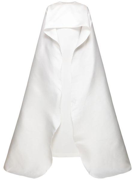 Pletena maksi haljina od krep Solace London bijela