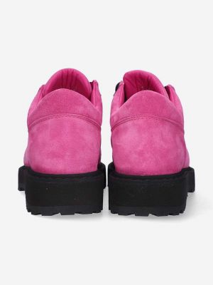 Pantofi oxford din piele Diemme roz
