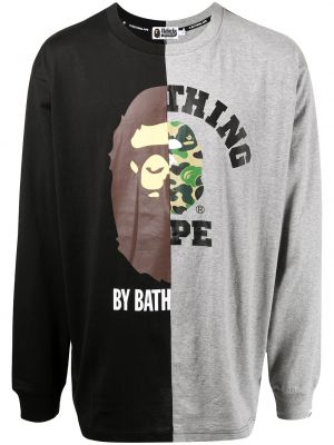 Bomull t-skjorte A Bathing Ape® svart