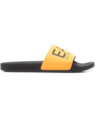 Trykt flip-flops Ea7 Emporio Armani gul