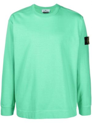 Bomull sweatshirt Stone Island grønn