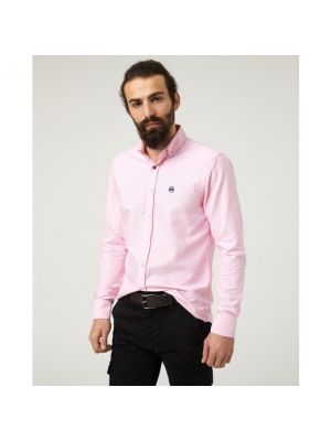 Camisa slim fit Altonadock rosa