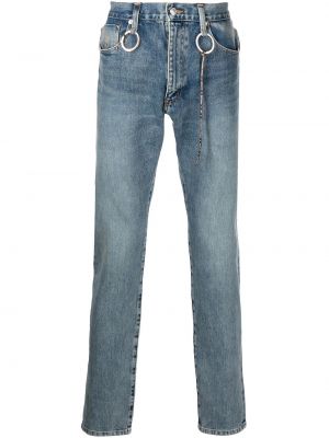 Jeans skinny slim Mastermind World bleu