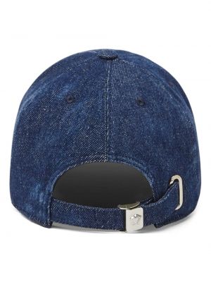Kepurė su snapeliu Versace mėlyna