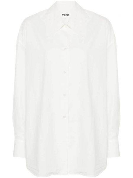 Bavlněná košile Ymc bílá