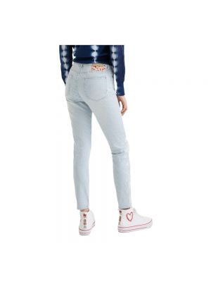 Skinny jeans Desigual blau