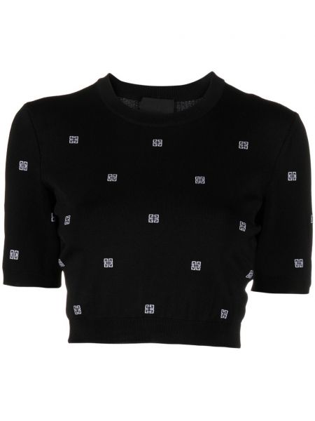 Top court en tricot Givenchy noir