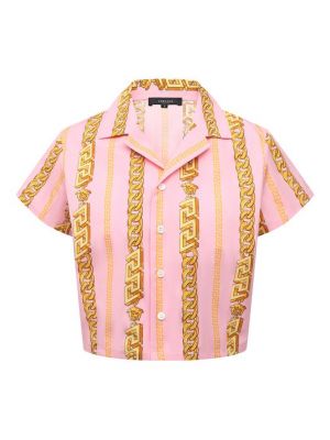 Рубашка Versace розовая