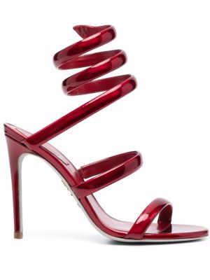 Sandale din piele Rene Caovilla roșu