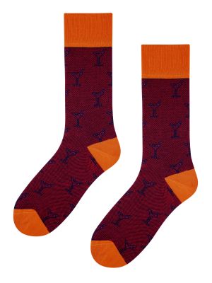 Ponožky Bratex červené