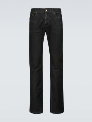 Priliehavé skinny fit džínsy Saint Laurent čierna
