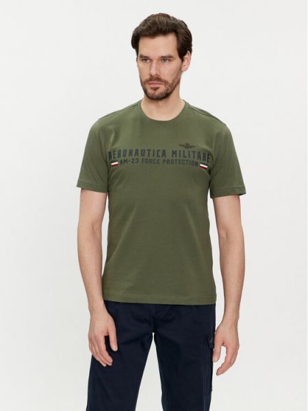 T-shirt Aeronautica Militare grün