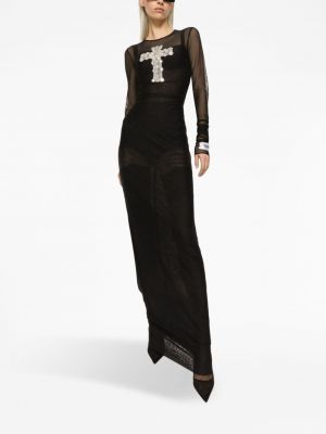 Tylové večerní šaty Dolce & Gabbana