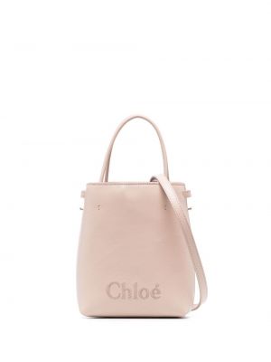 Nakupovalna torba Chloe roza