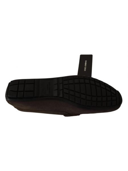 Loafers de cuero Dolce & Gabbana marrón