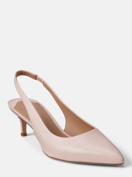 Туфли с открытой пяткой Lauren Ralph Lauren розовые